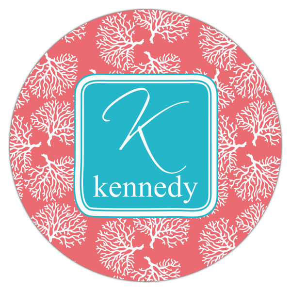 Coral & Teal Drink Topper - Large - Single