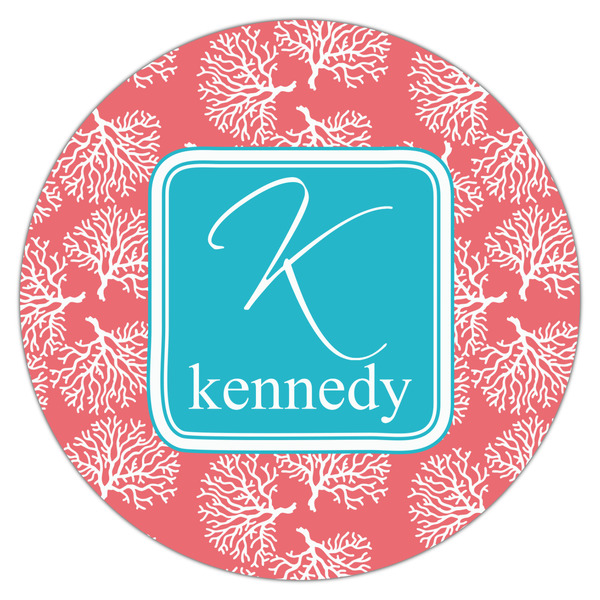 Coral & Teal Drink Topper - XLarge - Single