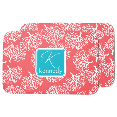 Coral & Teal Dish Drying Mat (Personalized)