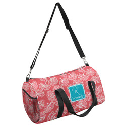 Coral & Teal Duffel Bag - Large (Personalized)