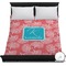 Coral & Teal Duvet Cover (Queen)