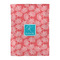 Coral & Teal Duvet Cover - Twin XL - Front