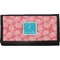 Coral & Teal Personalized Checkbook Cover