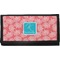 Coral & Teal Canvas Checkbook Cover (Personalized)