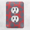 Coral & Teal Electric Outlet Plate - LIFESTYLE