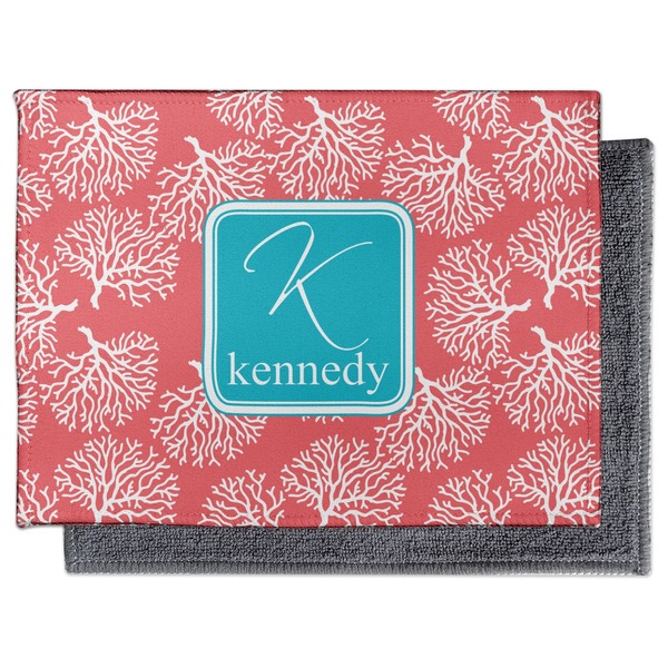 Coral & Teal Electronic Screen Wipe - Flat