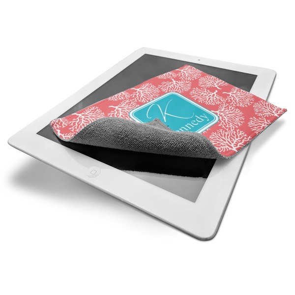 Coral & Teal Electronic Screen Wipe - iPad