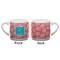Coral & Teal Espresso Cup - 6oz (Double Shot) (APPROVAL)