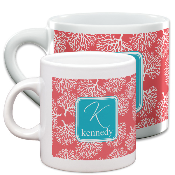 Coral & Teal Espresso Mugs - Main Parent