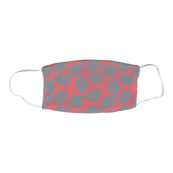 Coral & Teal Fabric Face Mask