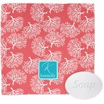 Coral & Teal Washcloth (Personalized)