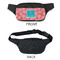 Coral & Teal Fanny Packs - APPROVAL