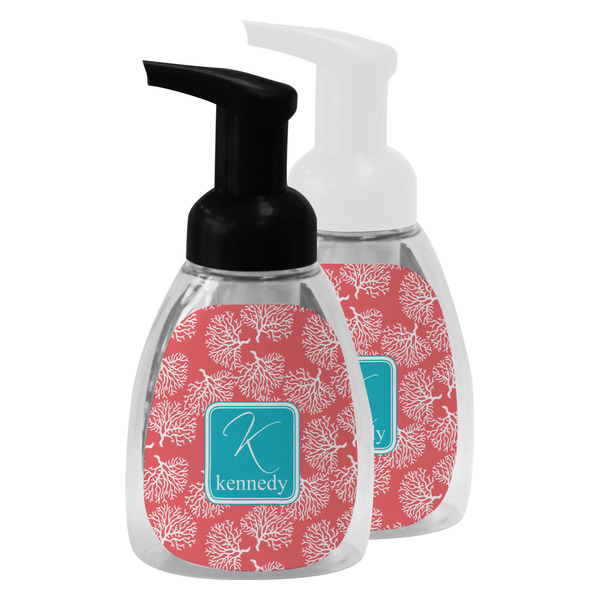 Coral & Teal Foam Soap Bottles - Main