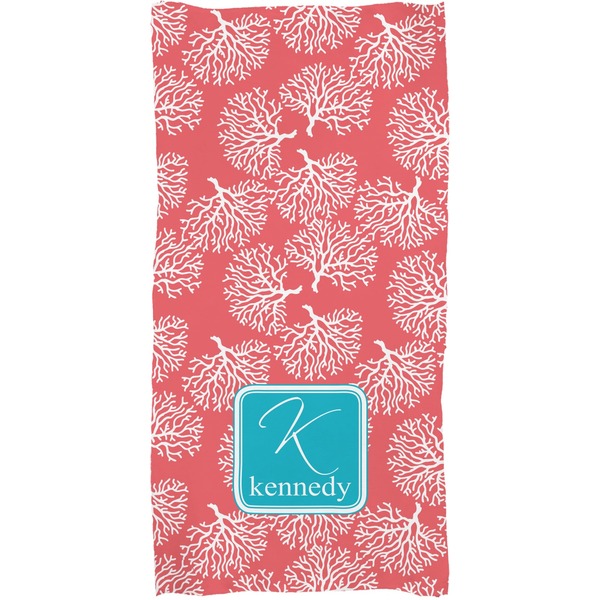 Coral & Teal Full Sized Bath Towel - Apvl