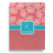 Coral & Teal Garden Flags - Large - Double Sided - BACK
