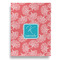 Coral & Teal Garden Flags - Large - Single Sided - FRONT