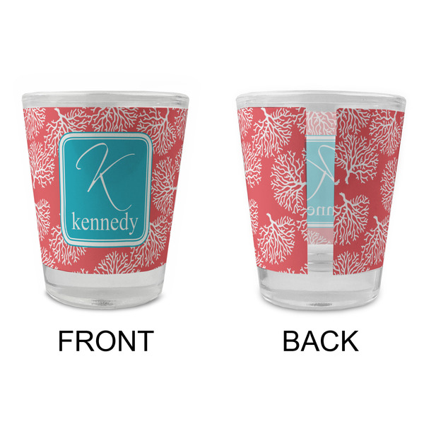Coral & Teal Glass Shot Glass - Standard - APPROVAL