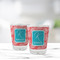 Coral & Teal Glass Shot Glass - Standard - LIFESTYLE