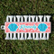 Coral & Teal Golf Tees & Ball Markers Set - Front