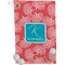 Coral & Teal Golf Towel (Personalized)