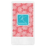 Coral & Teal Guest Paper Towels - Full Color (Personalized)