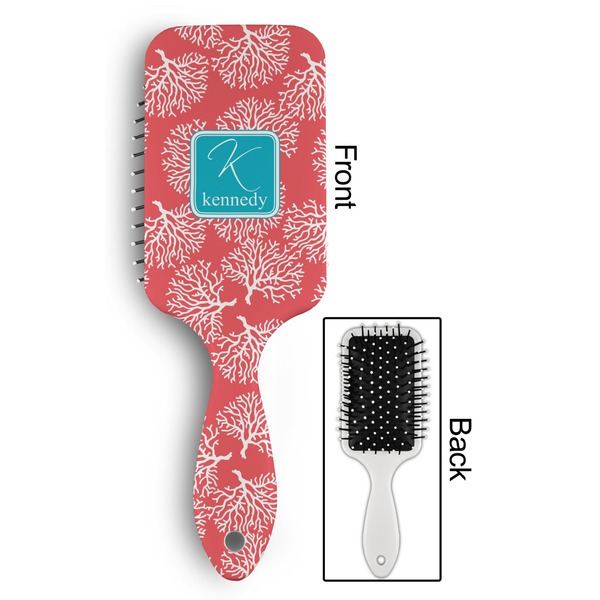 Coral & Teal Hair Brush - Approval