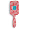 Coral & Teal Hair Brush - Front View
