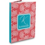 Coral & Teal Hardbound Journal - 5.75" x 8" (Personalized)
