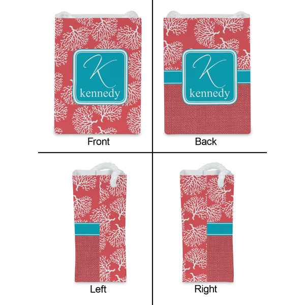 Coral & Teal Jewelry Gift Bag - Gloss - Approval