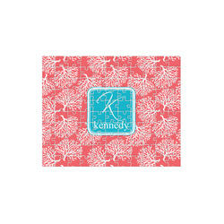 Coral & Teal 110 pc Jigsaw Puzzle (Personalized)