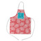Coral & Teal Kid's Aprons - Medium Approval