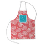 Coral & Teal Kid's Apron - Small (Personalized)