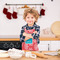 Coral & Teal Kid's Aprons - Small - Lifestyle