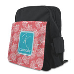 Coral & Teal Preschool Backpack (Personalized)