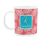 Coral & Teal Plastic Kids Mug (Personalized)