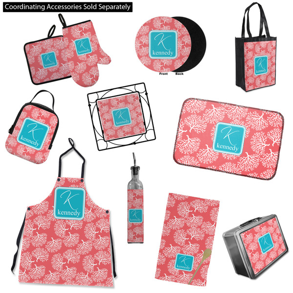 Coral & Teal Kitchen Accessories & Decor