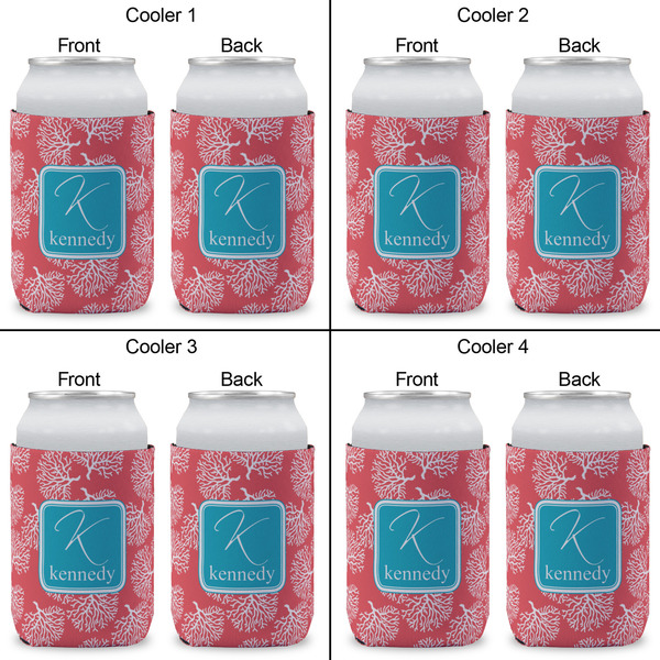 Coral & Teal Can Sleeve (Approval)