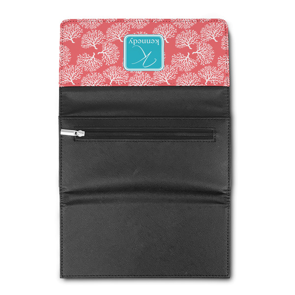 Coral & Teal Ladies Wallet  (Personalized Opt)