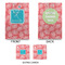 Coral & Teal Large Gift Bag - Approval