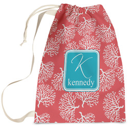 Coral & Teal Laundry Bag - Large (Personalized)