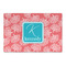 Coral & Teal Large Rectangle Car Magnets- Front/Main/Approval