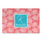Coral & Teal Large Rectangle Car Magnet (Personalized)