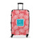 Coral & Teal Large Travel Bag - With Handle