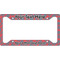 Coral & Teal License Plate Frame - Style A