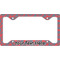 Coral & Teal License Plate Frame - Style C