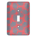 Coral & Teal Light Switch Cover (Single Toggle)