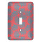 Coral & Teal Light Switch Cover (Single Toggle)