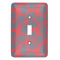 Coral & Teal Light Switch Cover