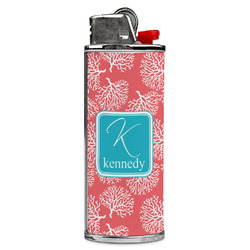 Coral & Teal Case for BIC Lighters (Personalized)