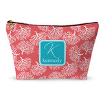 Coral & Teal Makeup Bag (Personalized)